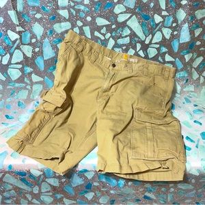 Carhartt Men’s Khaki Cargo Shorts Relaxed Fit 44inch Waist PREOWNED